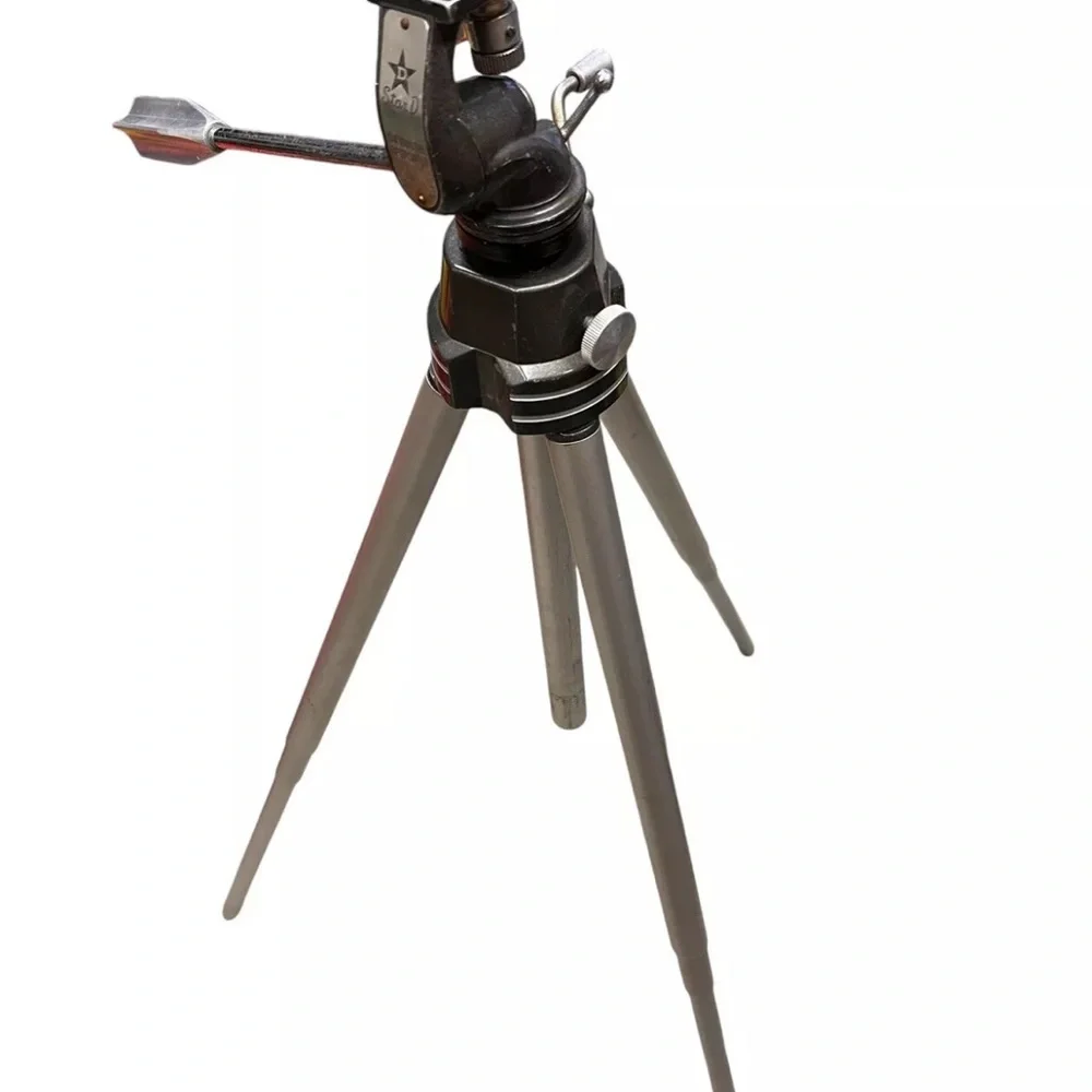 Vintage Star D Davidson Optronics Aluminum Tripod Made In USA
